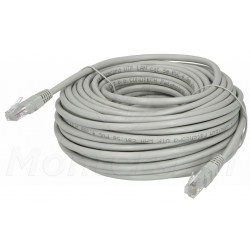 Szary patchcord UTP 5e dł. 20m