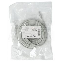 Szary patchcord UTP 5e dł. 20m