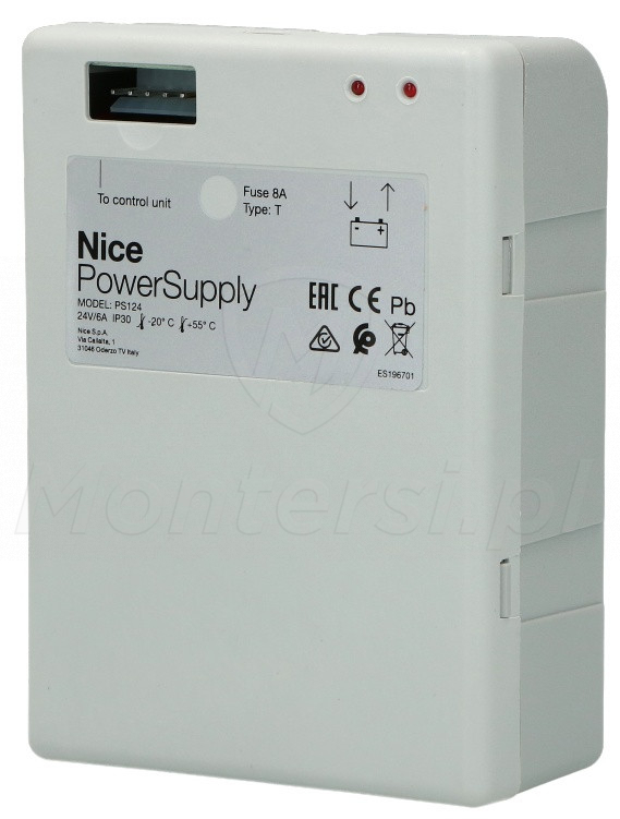 PS124 - Moduł zasilania awaryjnego 24V/1.2Ah PS124 - Moduł zasilania awaryjnego 24V/1.2Ah