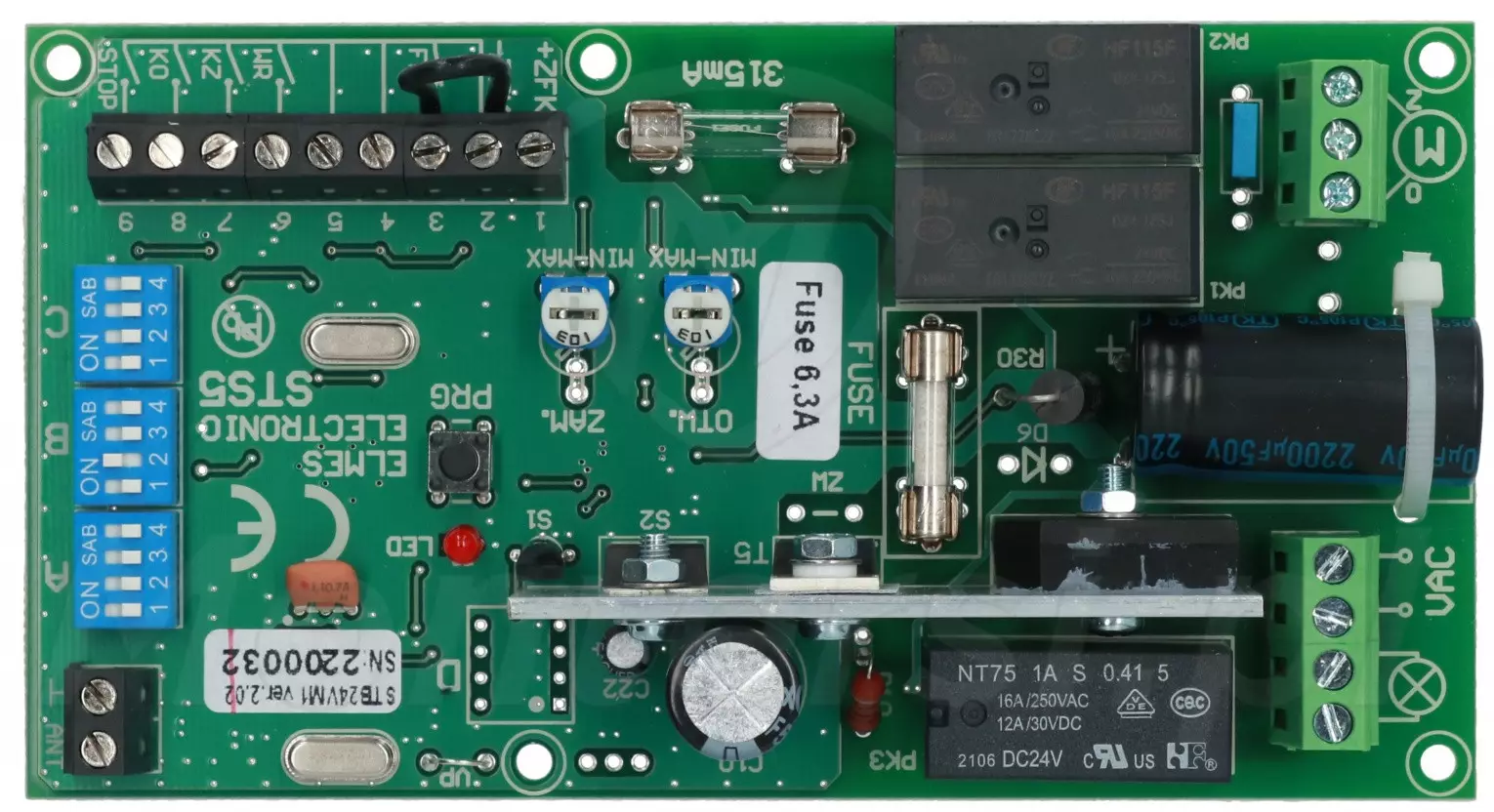 STB24VM1 - Sterownik do bram z silnikiem 24V DC
