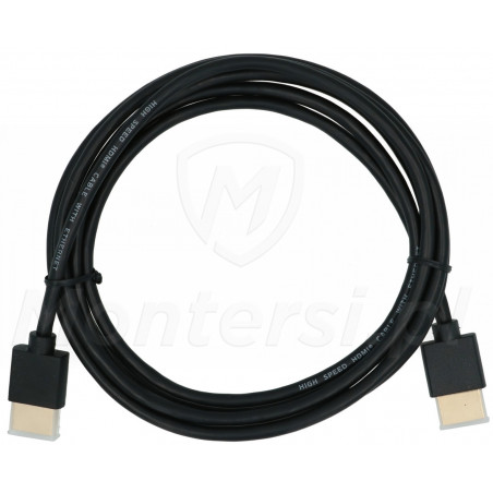 Patchcord HDMI slim v1.4, dł. 2 m