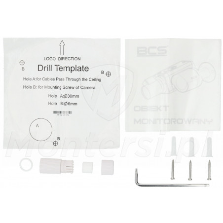 Akcesoria kamery IP 5 Mpx BCS-P-DIP55VSR4-Ai1