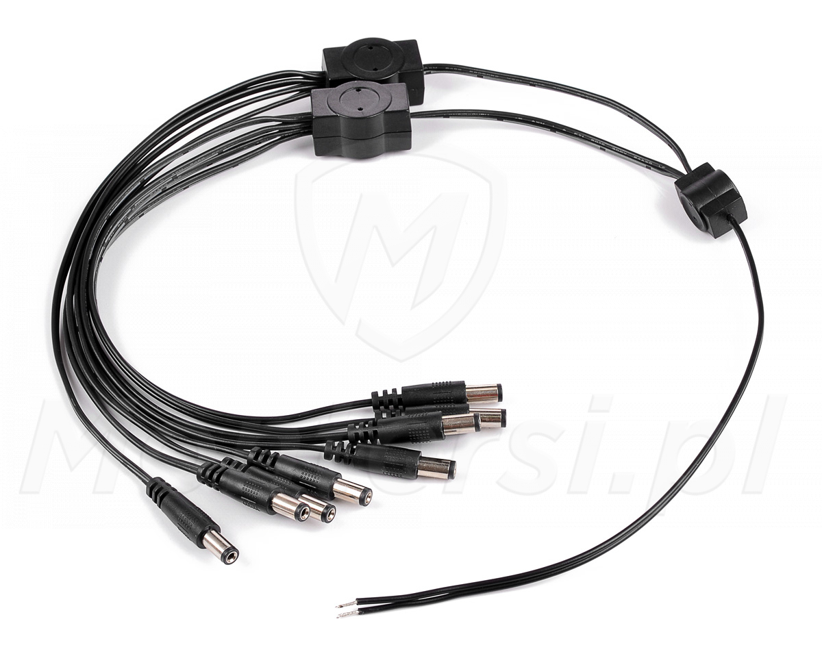 SP8 - Rozdzielacz kablowy 8x wtyk DC SP8 - Rozdzielacz kablowy 8x wtyk DC