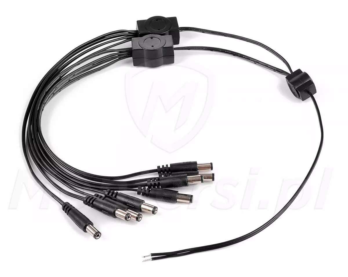 SP8 - Rozdzielacz kablowy 8x wtyk DC