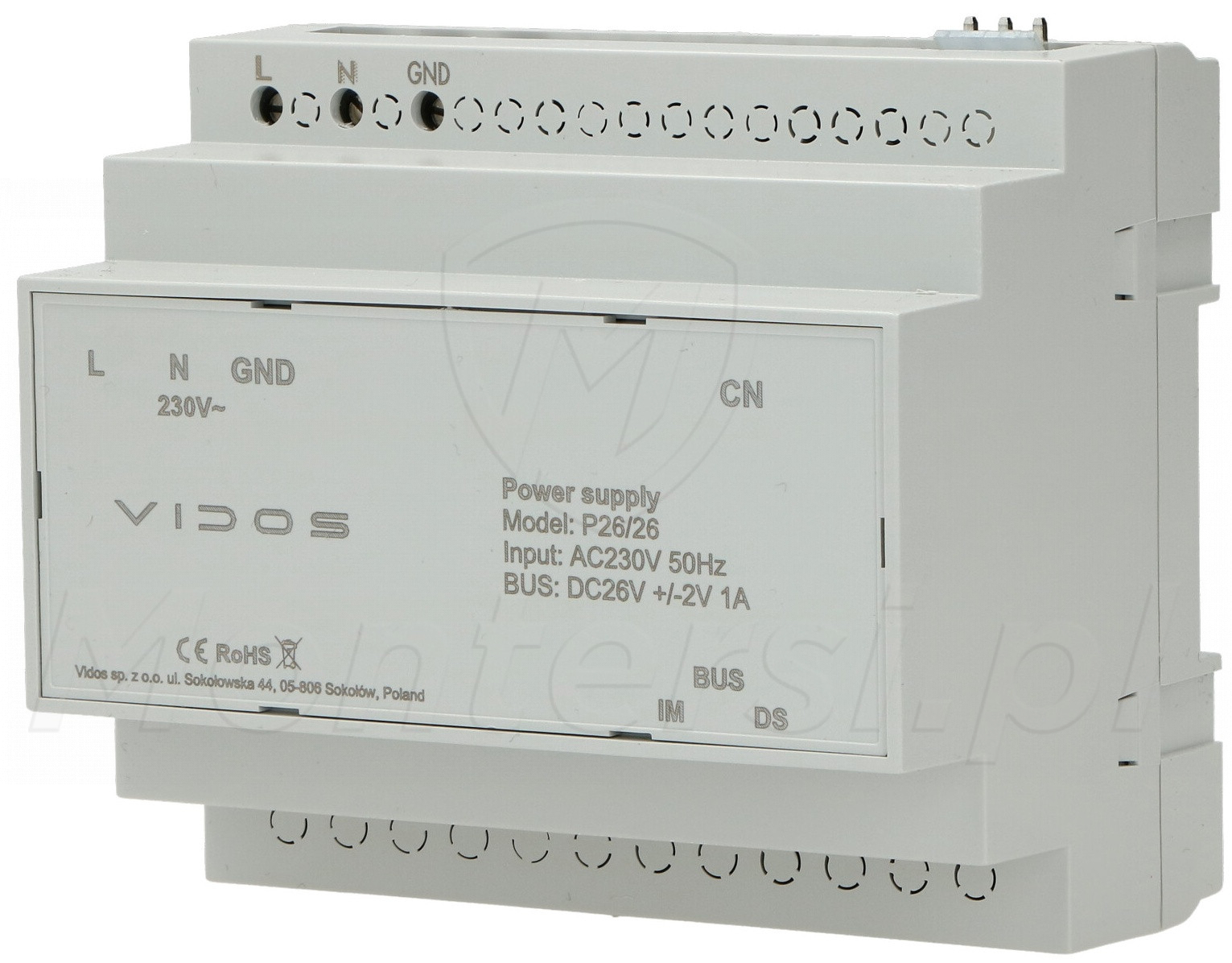 P26/26 - Zasilacz systemu VIDOS DUO, 26V P26/26 - Zasilacz systemu VIDOS DUO, 26V