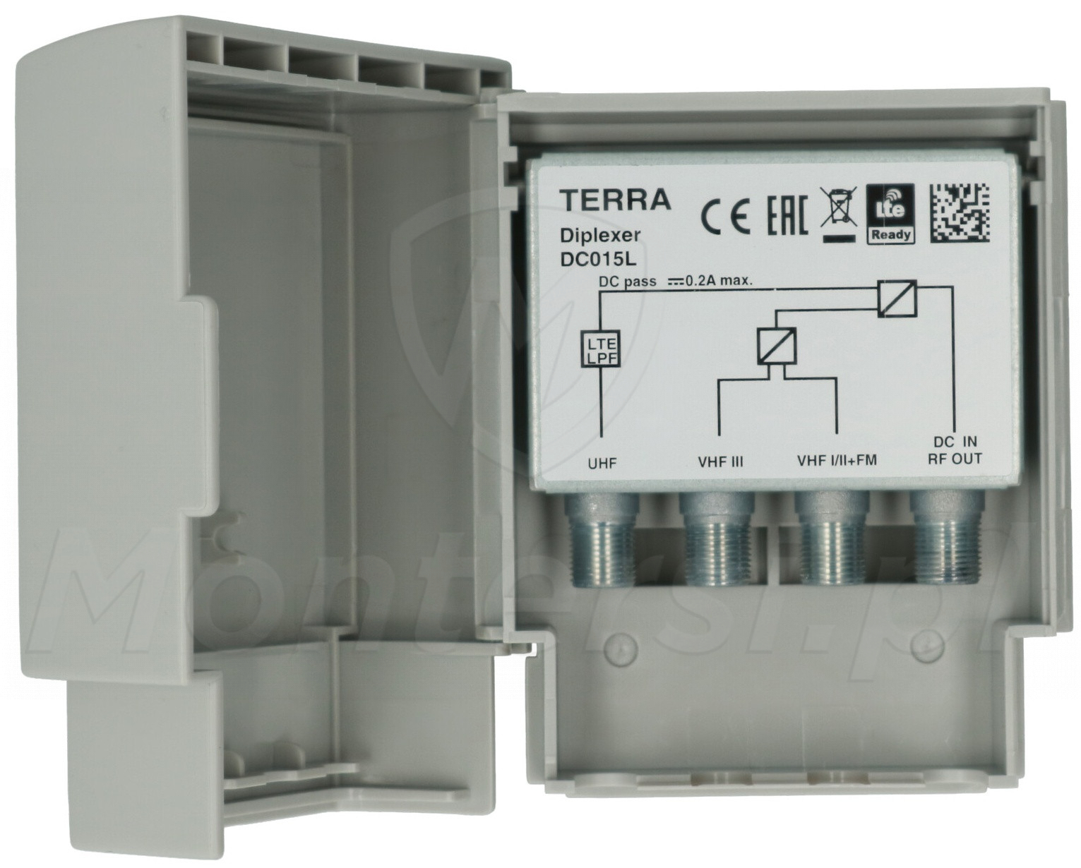 DC015L - Zwrotnica antenowa VHFI/II - VHFIII - UHF