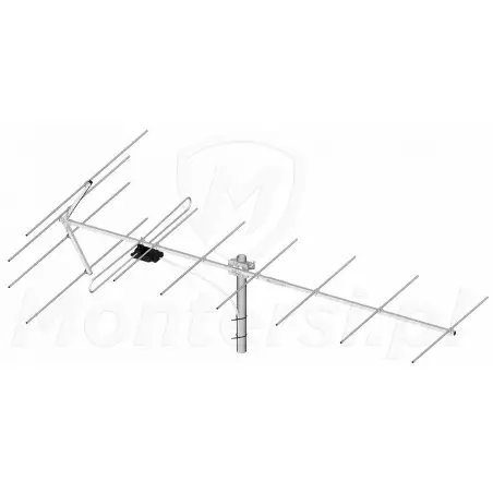 11/5-12 Dipol - Antena telewizyjno-radiowa DVBT/T2, DAB