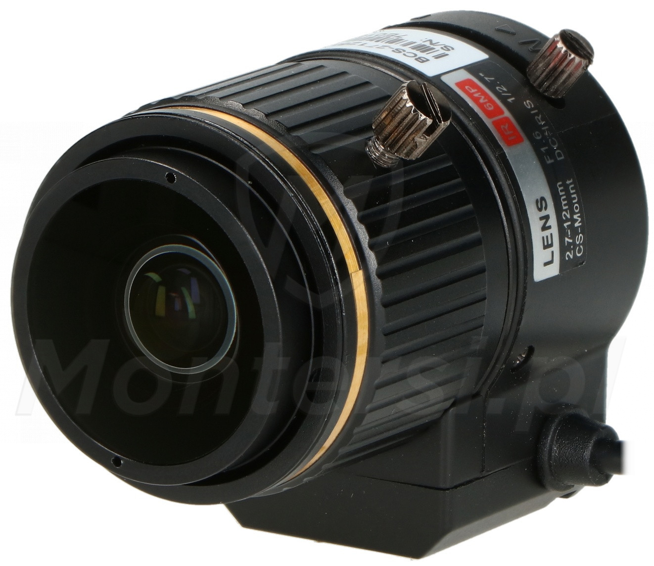 BCS-27126MIR - Szklany obiektyw 2.7-12mm, korekcja IR, przysłona DC BCS-27126MIR - Szklany obiektyw 2.7-12mm, korekcja IR, przysłona DC