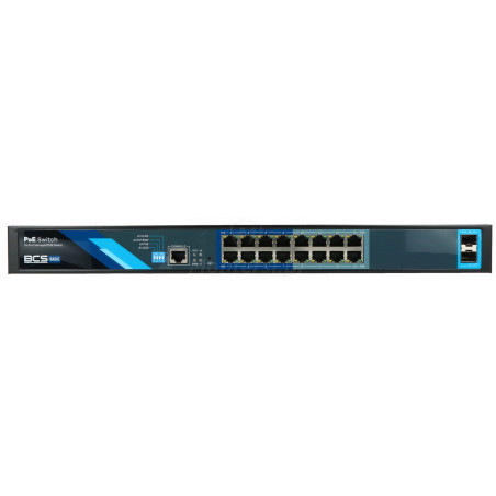 Front switcha PoE BCS-B-SP16G-2SFP-M