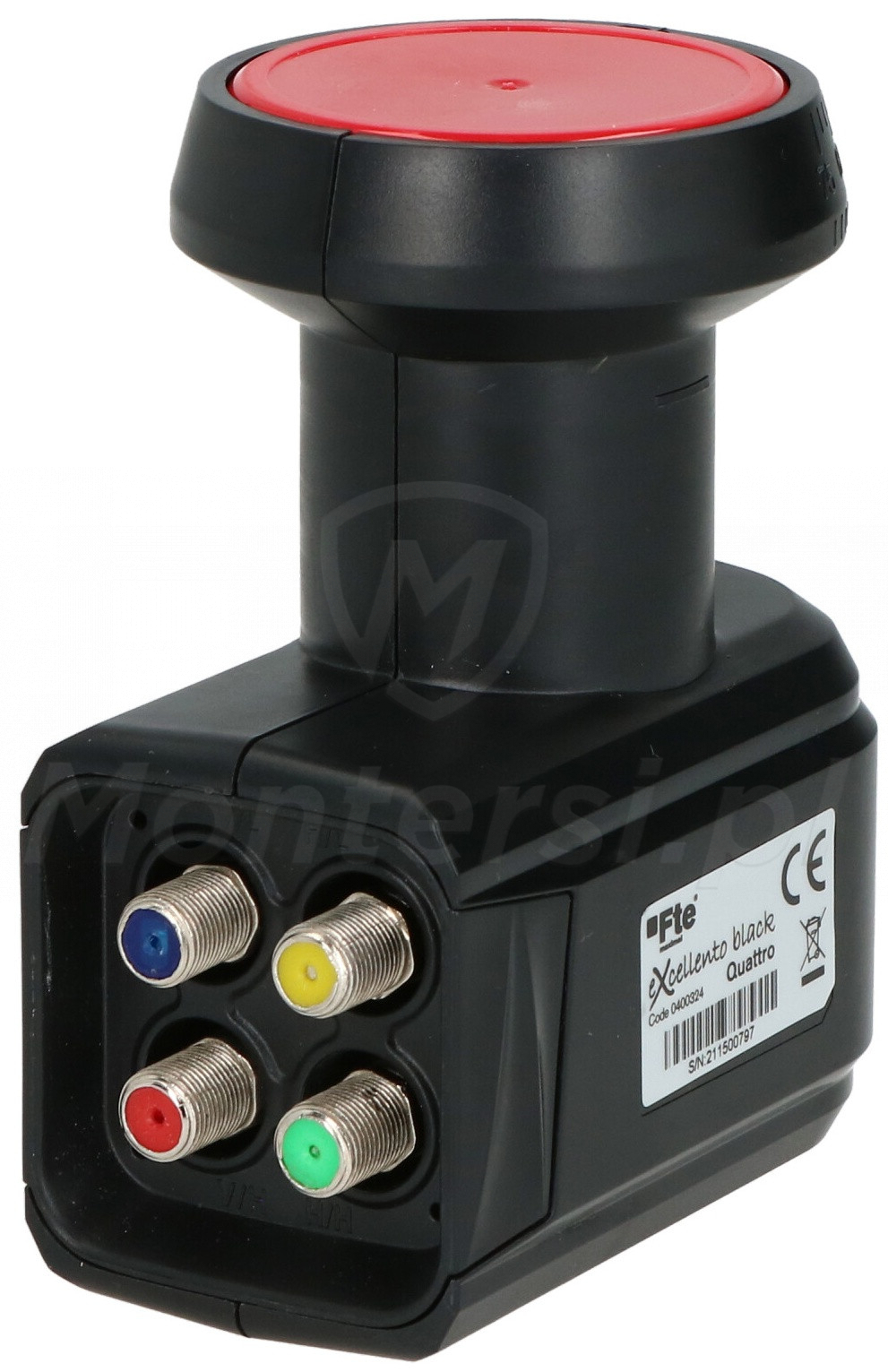 QUATRO Fte eXcellento Black 0.1 dB - Konwerter satelitarny