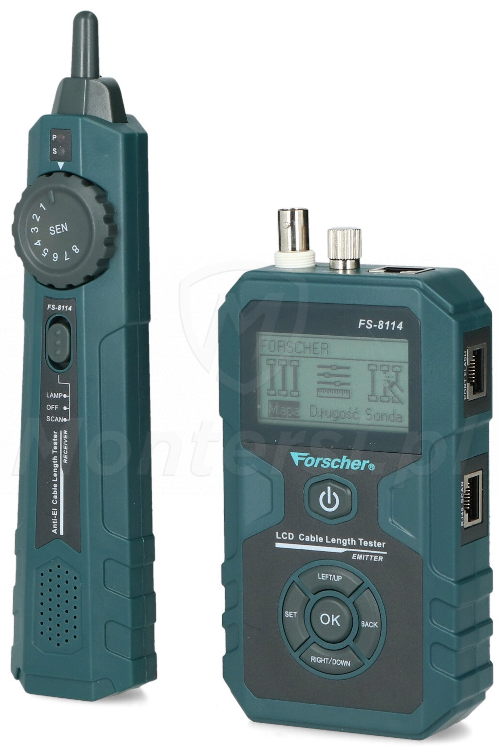 FORSCHER FS8114 - Tester okablowania, szukacz par przewodów