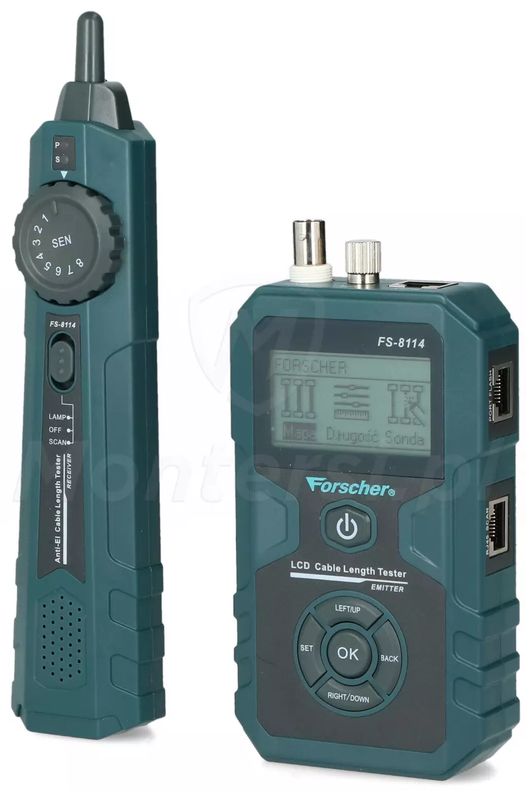 FORSCHER FS8114 - Tester okablowania, szukacz par przewodów