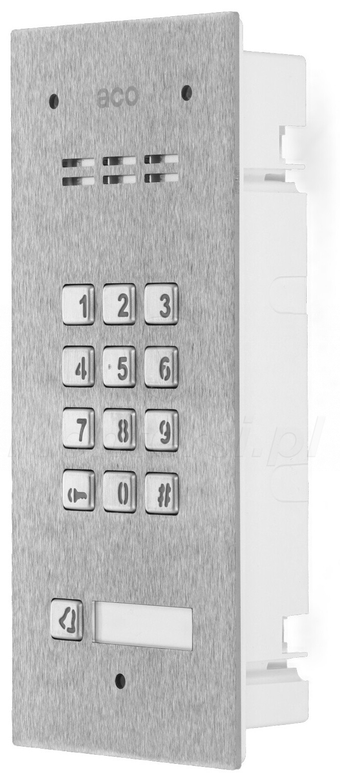 FAM-P-1NPZSACC - 11-abonentowy panel bramowy z RFID i klawiaturą FAM-P-1NPZSACC - 11-abonentowy panel bramowy z RFID i klawiaturą