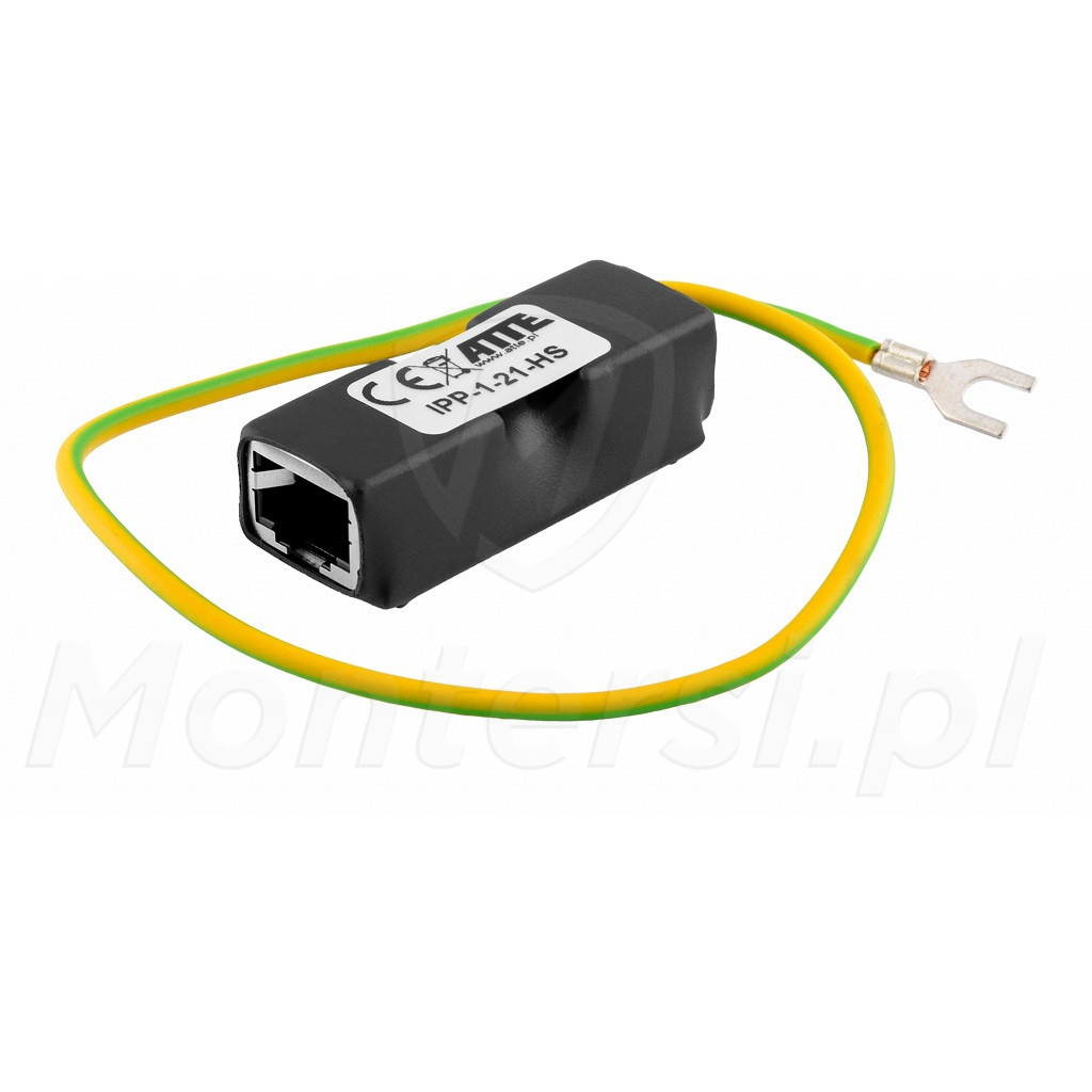 IPP-1-21-HS - Ogranicznik przepięć Gigabit Ethernet, ATTE (ekranowane)