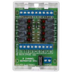 MPS1 - 8-kanałowy separator przekaźnikowy