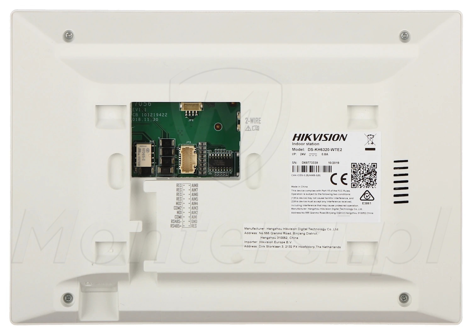 DS-KH6320-WTE2 - Głośnomówiący monitor