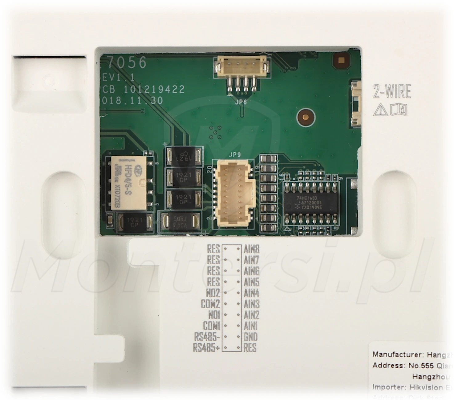 DS-KH6320-WTE2 - Głośnomówiący monitor