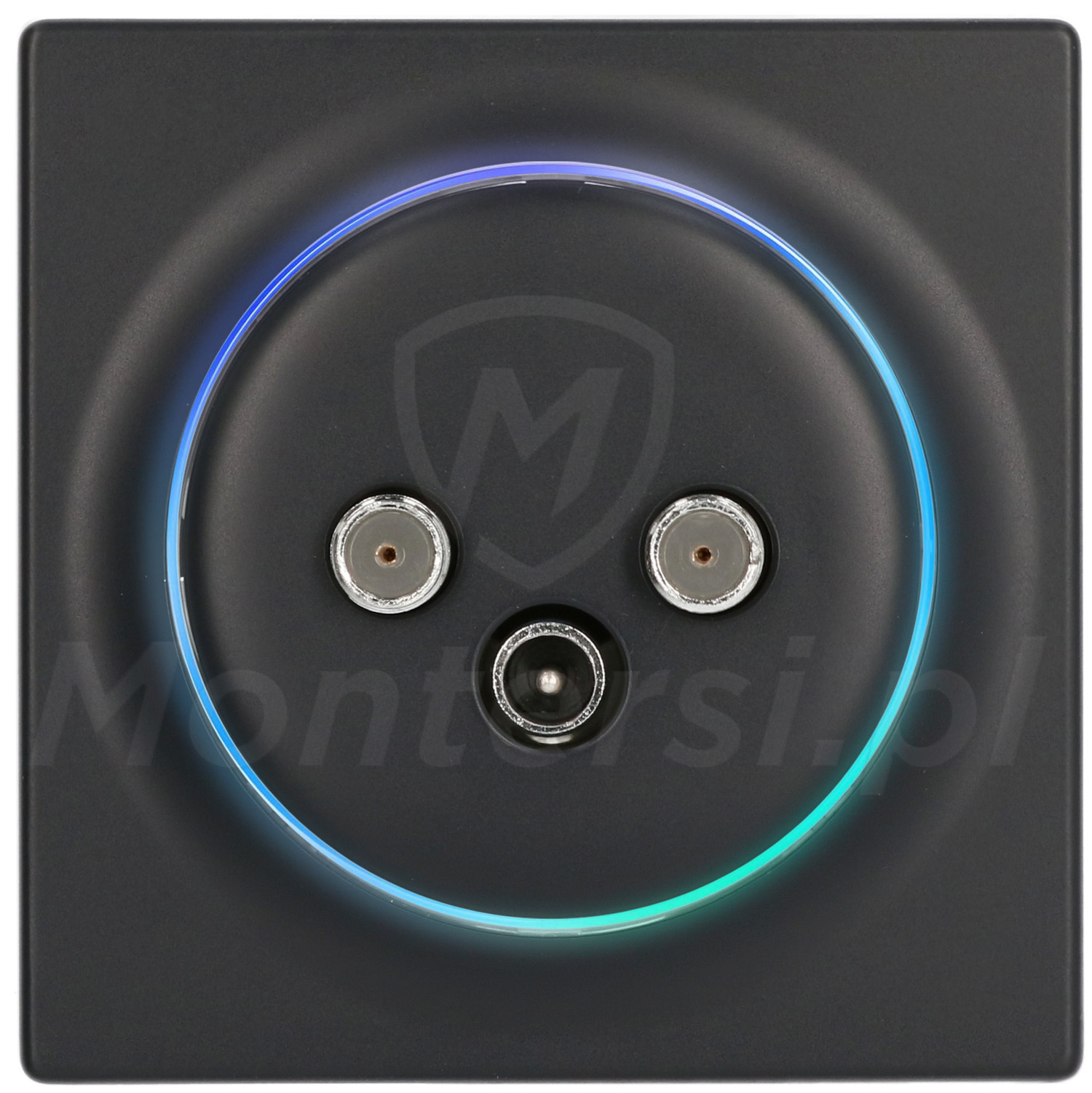 FGWTFEU-021-8 - Gniazdko elektryczne 2x TV-SAT / 1x RTV, Walli N FGWTFEU-021-8 - Gniazdko elektryczne 2x TV-SAT / 1x RTV, Walli N