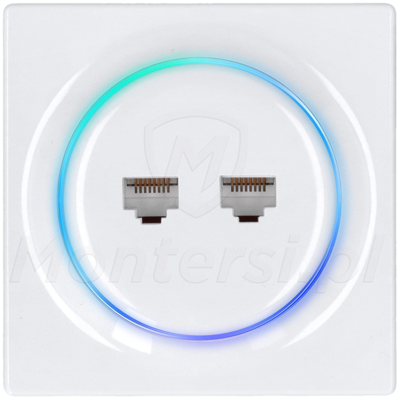 FGWEEU-021 - Gniazdo sieciowe 2x RJ-45, Walli N FGWEEU-021 - Gniazdo sieciowe 2x RJ-45, Walli N