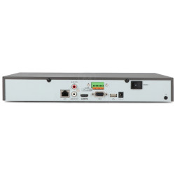 Tył rejestratora IP DS-7604NI-K1/ALARM
