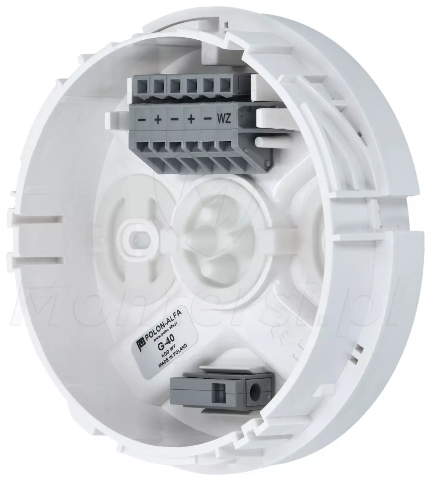 G-40 - Gniazdo do mocowania czujek szeregów 40, 4043, 4046, 6046