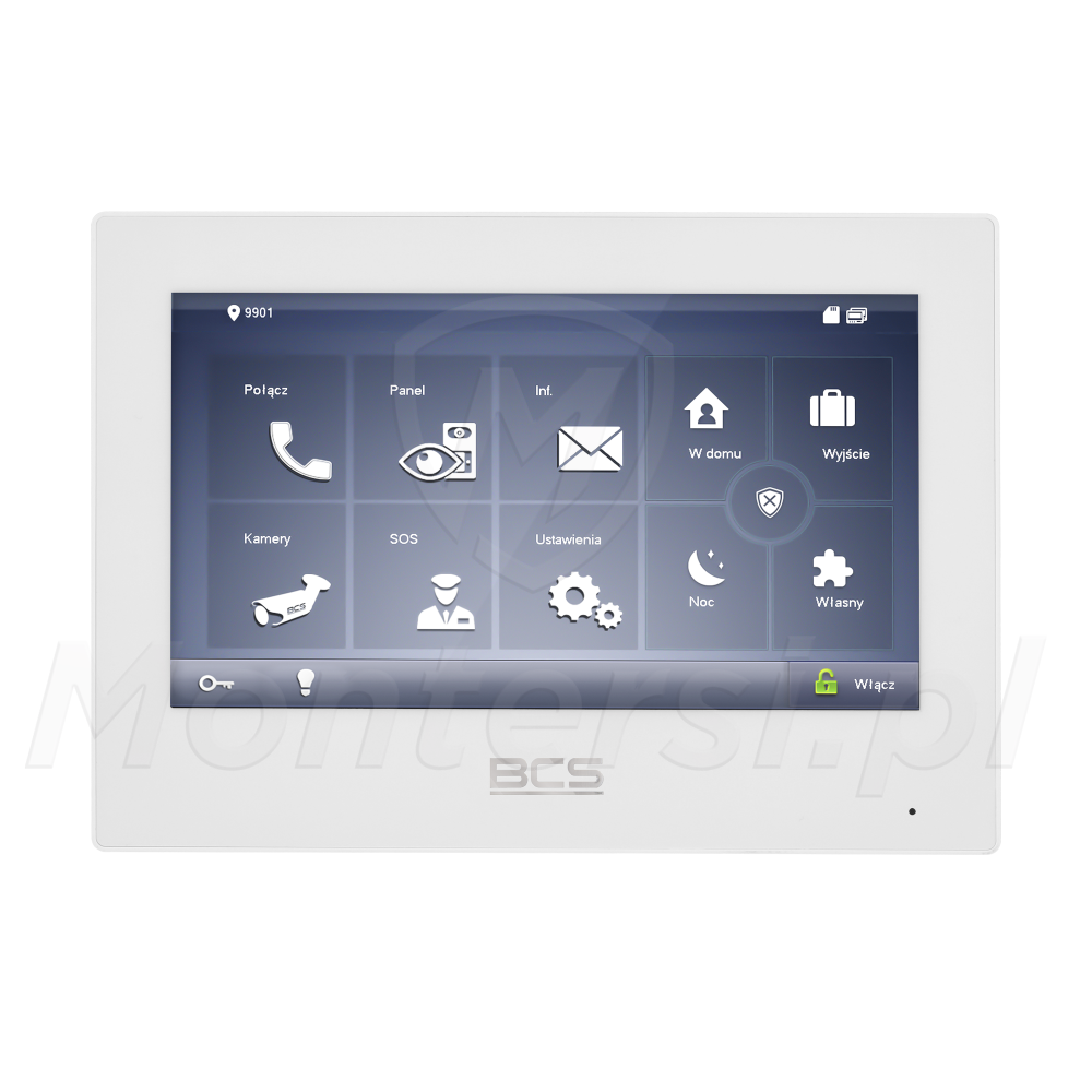 BCS-MON7700W-S - Monitor głośnomówiący IP 7"