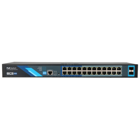 Switch PoE BCS-B-SP24G-2SFP-M