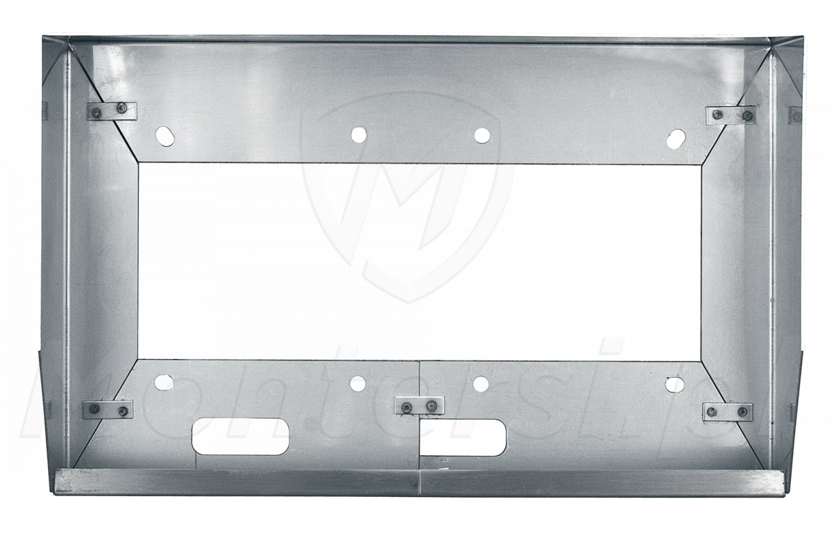 DAX-1-2H - Natynkowa ramka montażowa, dwusegmentowa