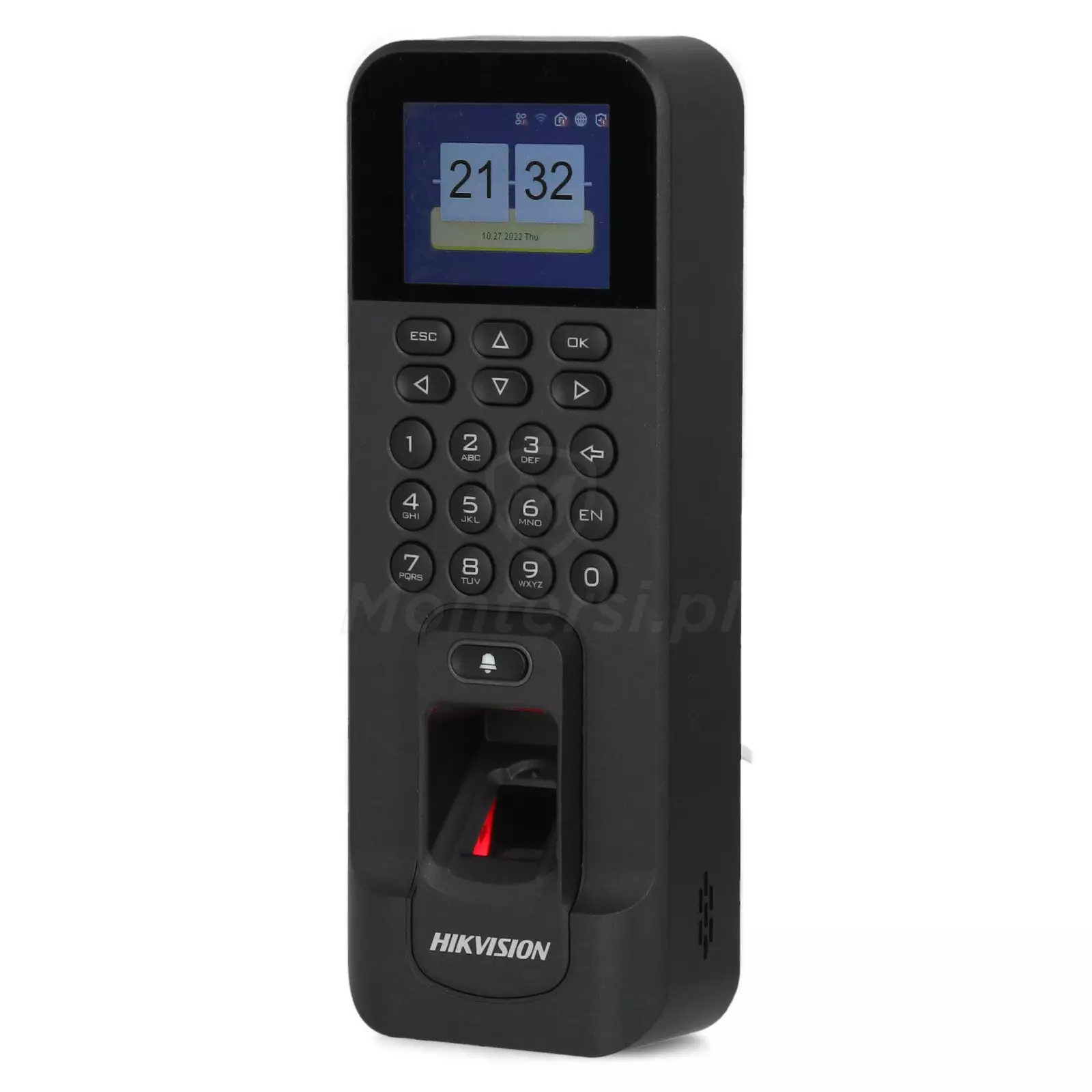 DS-K1T804BMF - Zamek szyfrowy z czytnikiem RFID