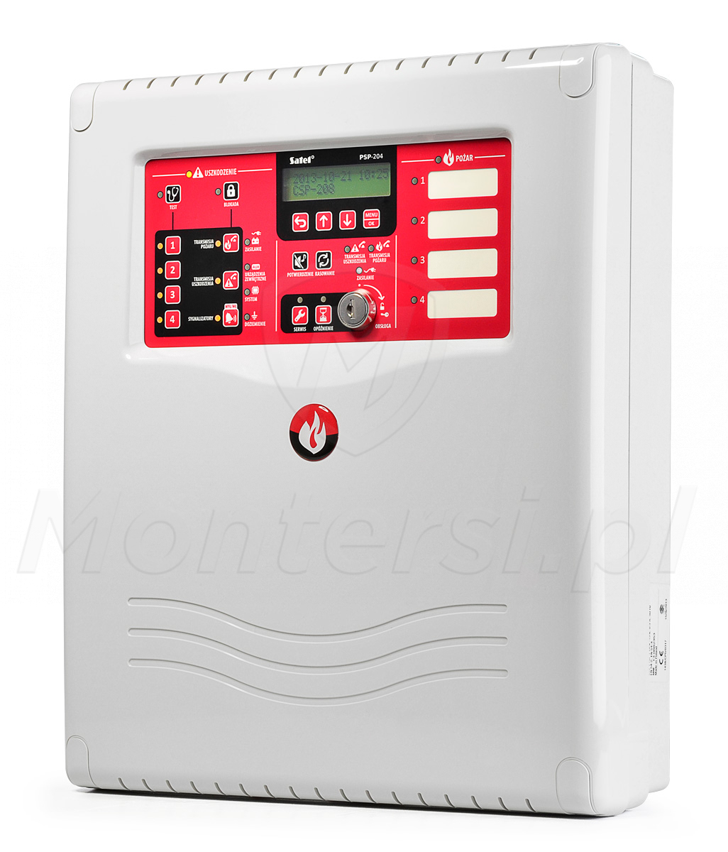 PSP-204 - Panel zdalnej obsługi i sygnalizacji z wyświetlaczem