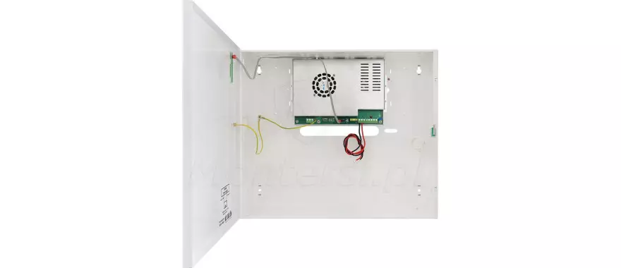 Wnętrze zasilacza HPSB-12V20A-E