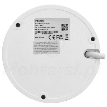 Mocowanie kamery BCS-DMIP3501IR-E-Ai