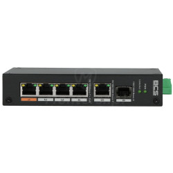 Front switcha PoE BCS-L-SP0401G-1SFP(2)