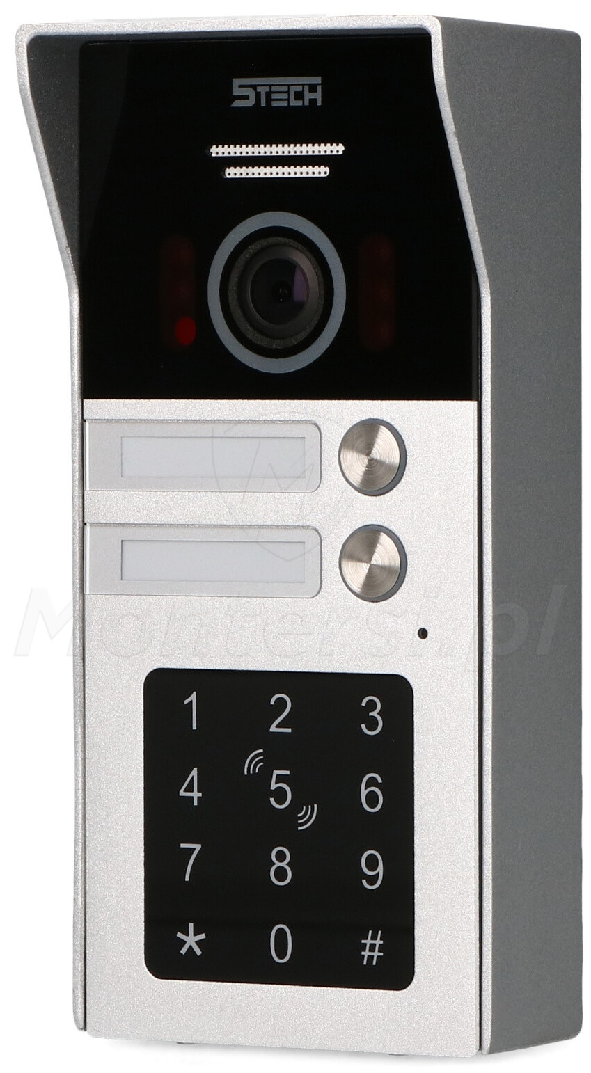 84225-2 FHD - 2 abonentowy panel bramowy, kamera 2Mpx, RFID, klawiatura