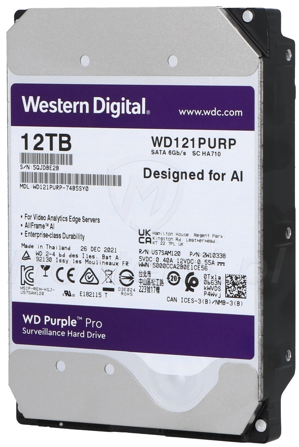 Dysk twardy 12 TB WD Purple Dysk twardy 12 TB WD Purple