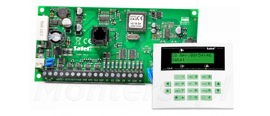 Zestaw alarmowy CA-5 + CA-5 KPL-LCD