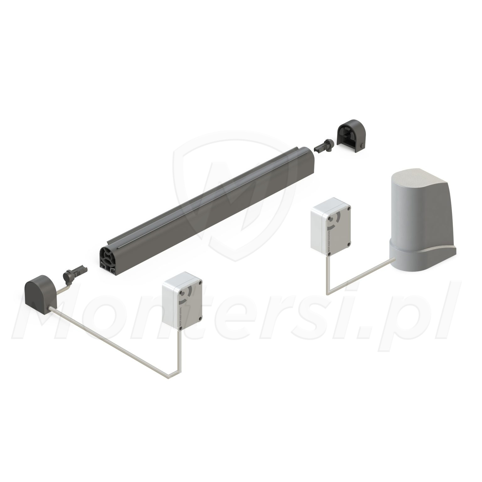 LISTWA REZYSTANCYJNA + BKCR - Komplet zabezpieczający