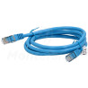 Patchcord F/UTP kat.6, długość 1.5m - niebieski