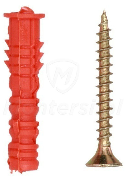 Kołki rozporowe z wkrętem - 6x30mm (200 szt.)