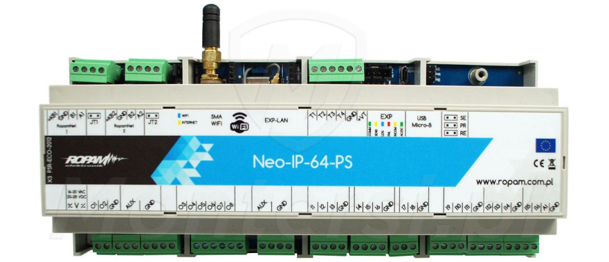 Centrala alarmowa Neo-IP-64-PS-D12M