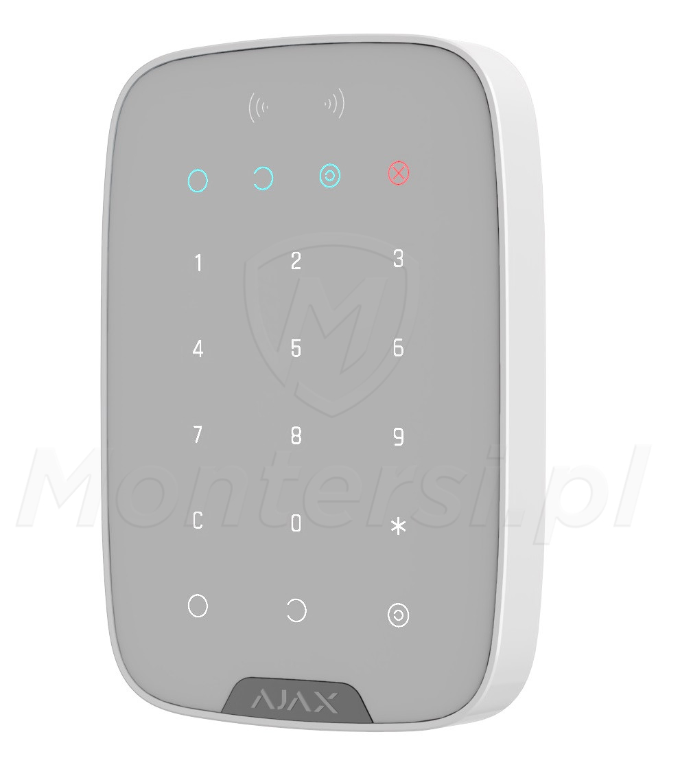 KeyPad Plus - Bezprzewodowa klawiatura dotykowa z czytnikiem DESFire, Grade 2