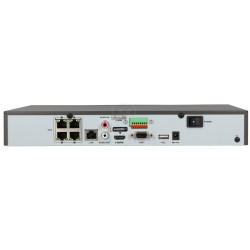 BCS-V-NVR0401A-4KE-4P - 4-kanałowy rejestrator IP, 40Mb/s