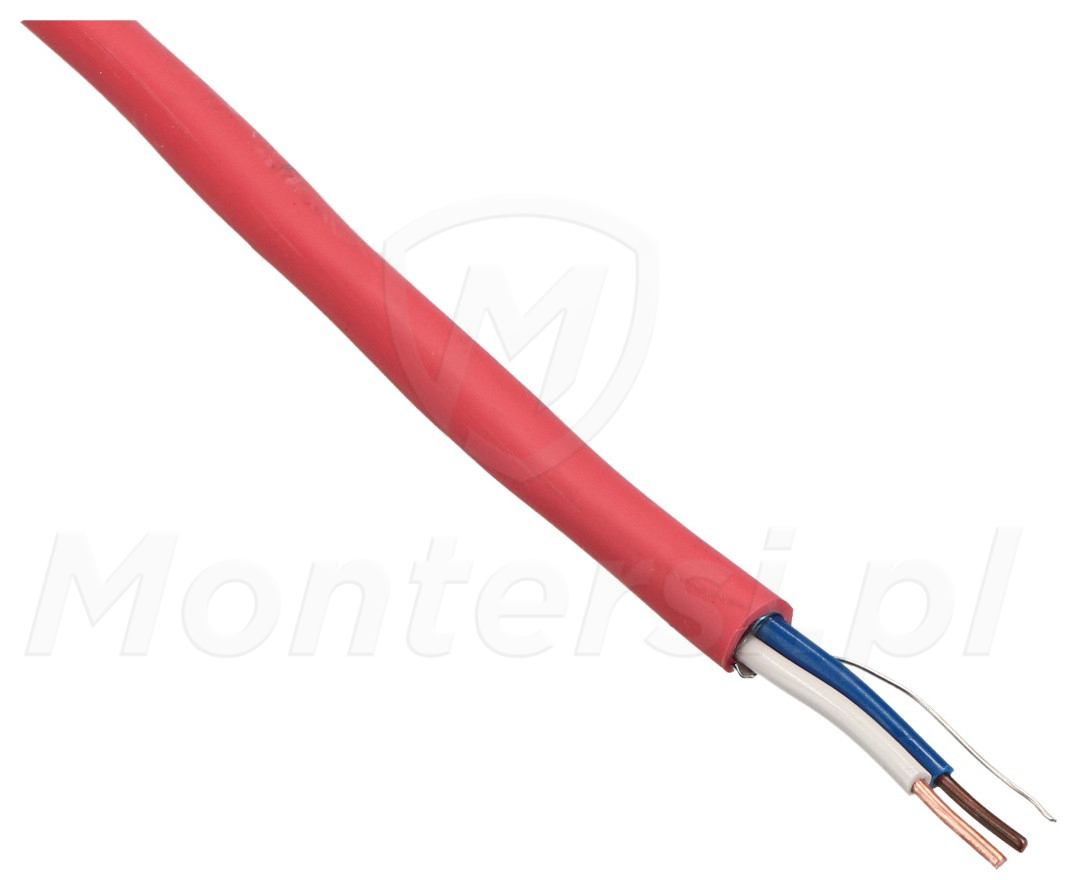 YnTKSYekw 1x2x1,0mm - Kabel przeciwpożarowy w ekranie (1m)