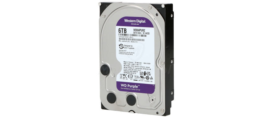 WD64PURZ - Dysk twardy 6 TB do rejestratora