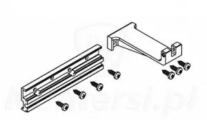 VARIA - Uchwyt montażowy, okna otwierane do wewnątrz