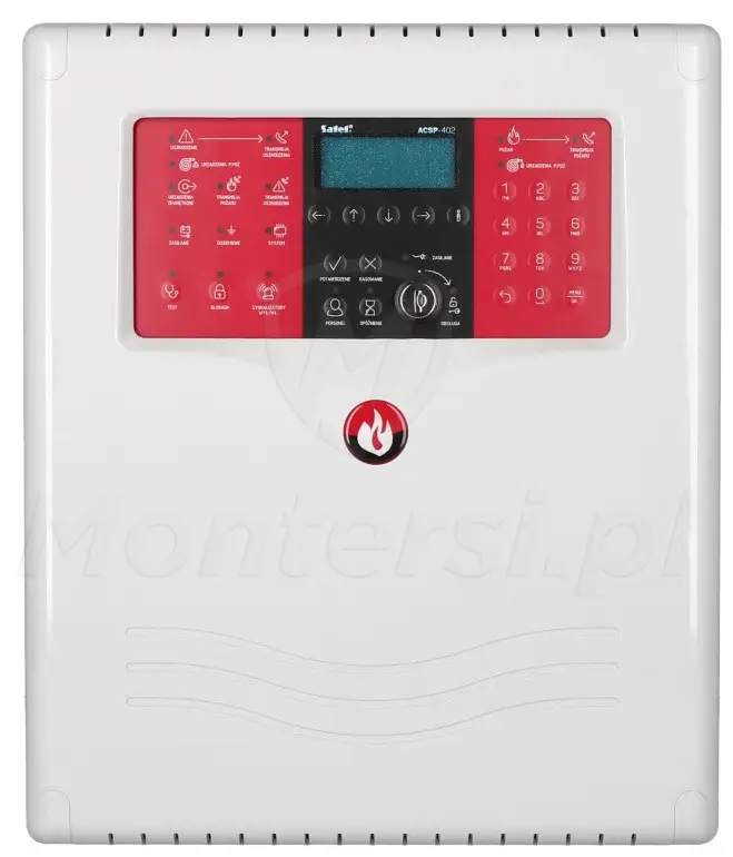 ACSP-402 - Centrala adresowalnego systemu sygnalizacji pożarowej