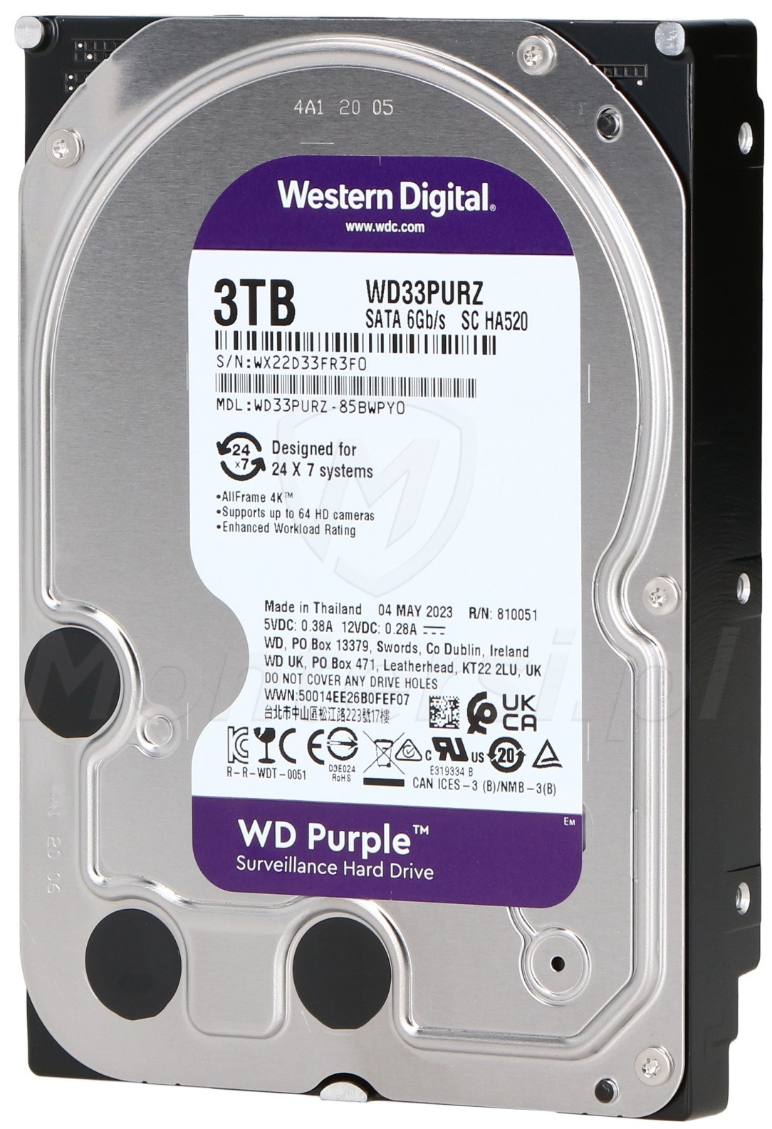 Dysk twardy 3 TB WD Purple