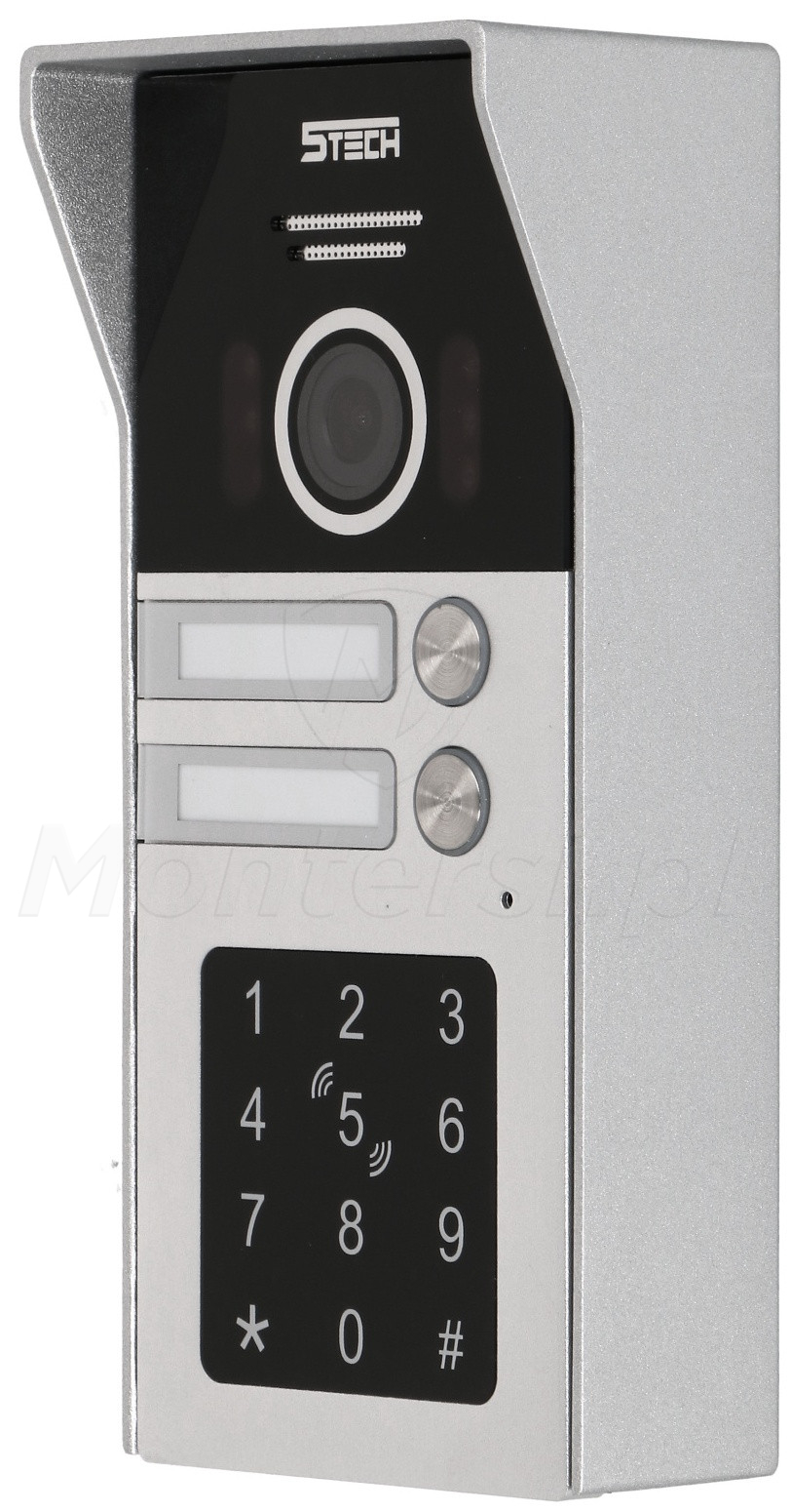 82225-2 - 2 abonentowy panel bramowy, 2-wire, kamera 2Mpx, RFID, 82225-2 - 2 abonentowy panel bramowy, 2-wire, kamera 2Mpx, RFID,