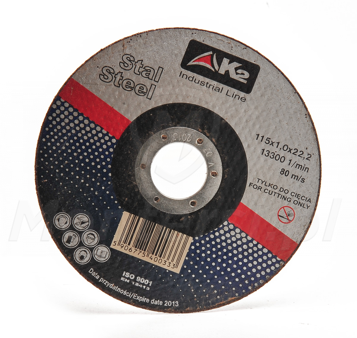 Tarcza do cięcia stali - 115 x 1 mm Tarcza do cięcia stali - 115 x 1 mm