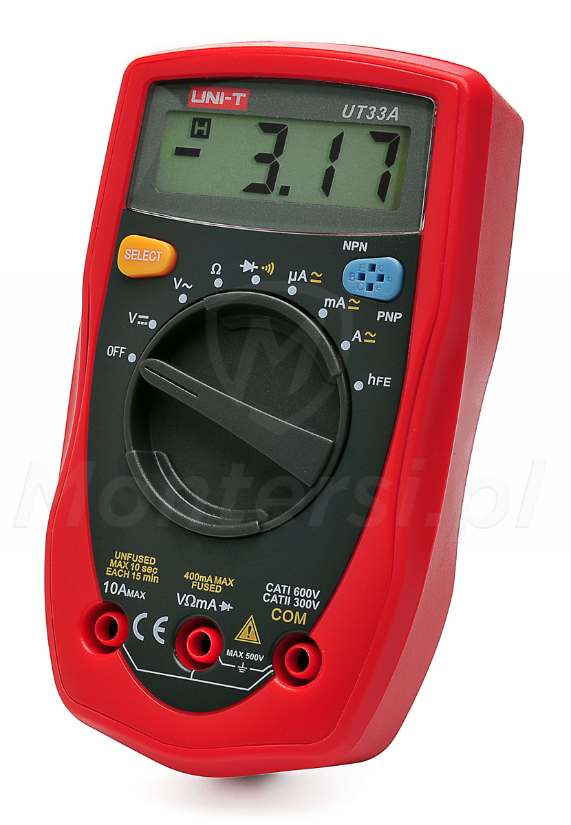 UT-33A - Miernik cyfrowy z automatycznym doborem zakresu